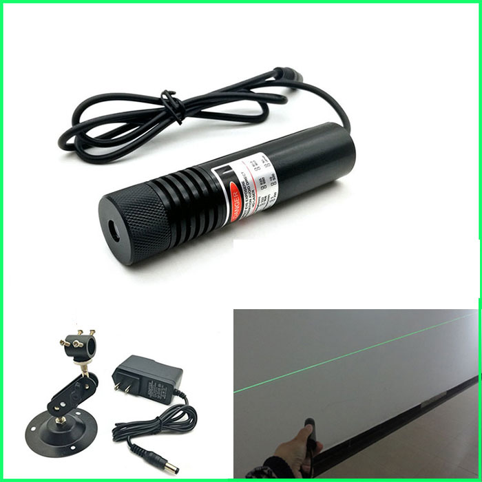 532nm 30mw Verde Módulo láser Line With power supply laser module holder Line Positioning Lamp - Haga click en la imagen para cerrar
